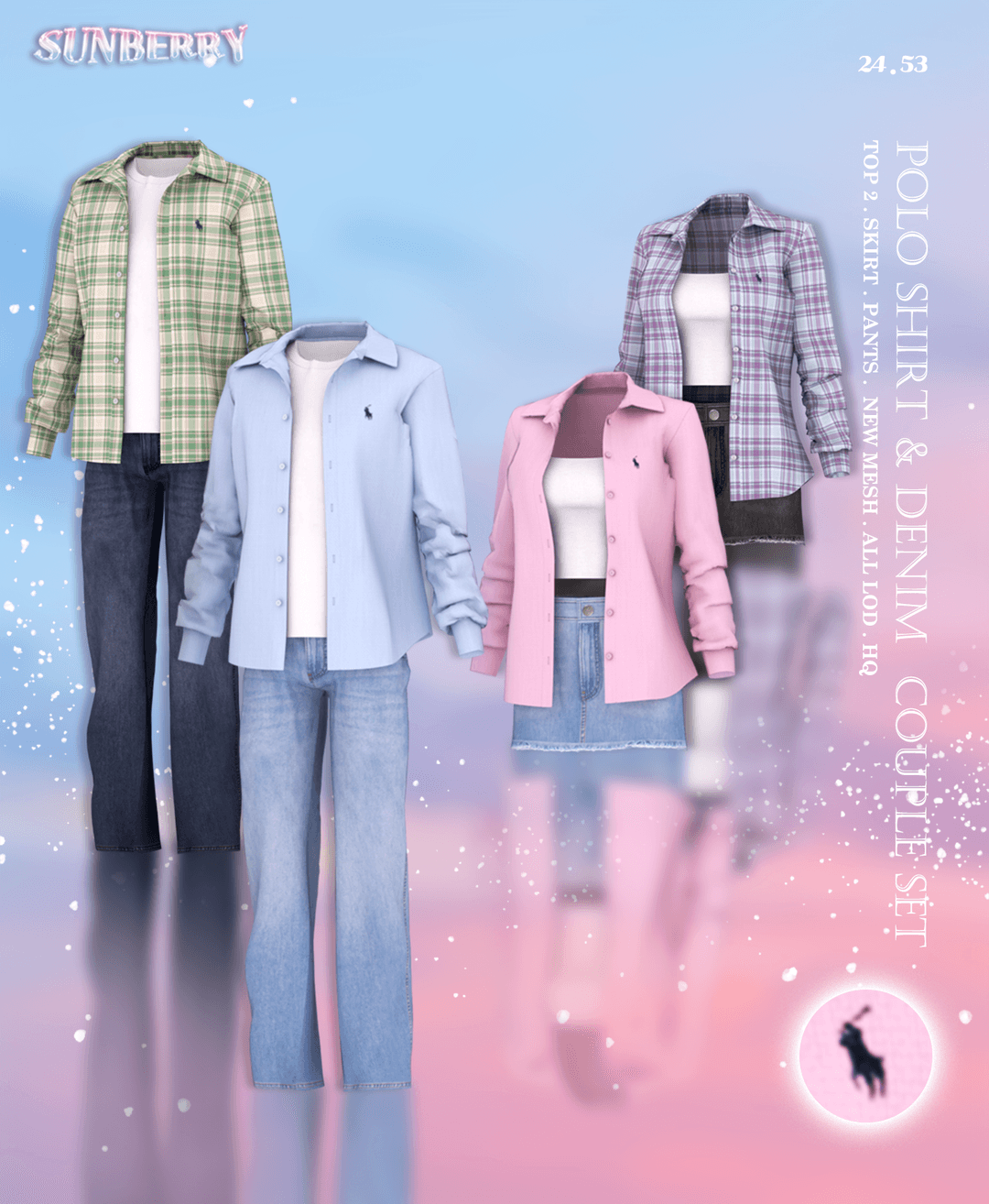 Галерея мода Сет одежды для пары COUPLE SET #2